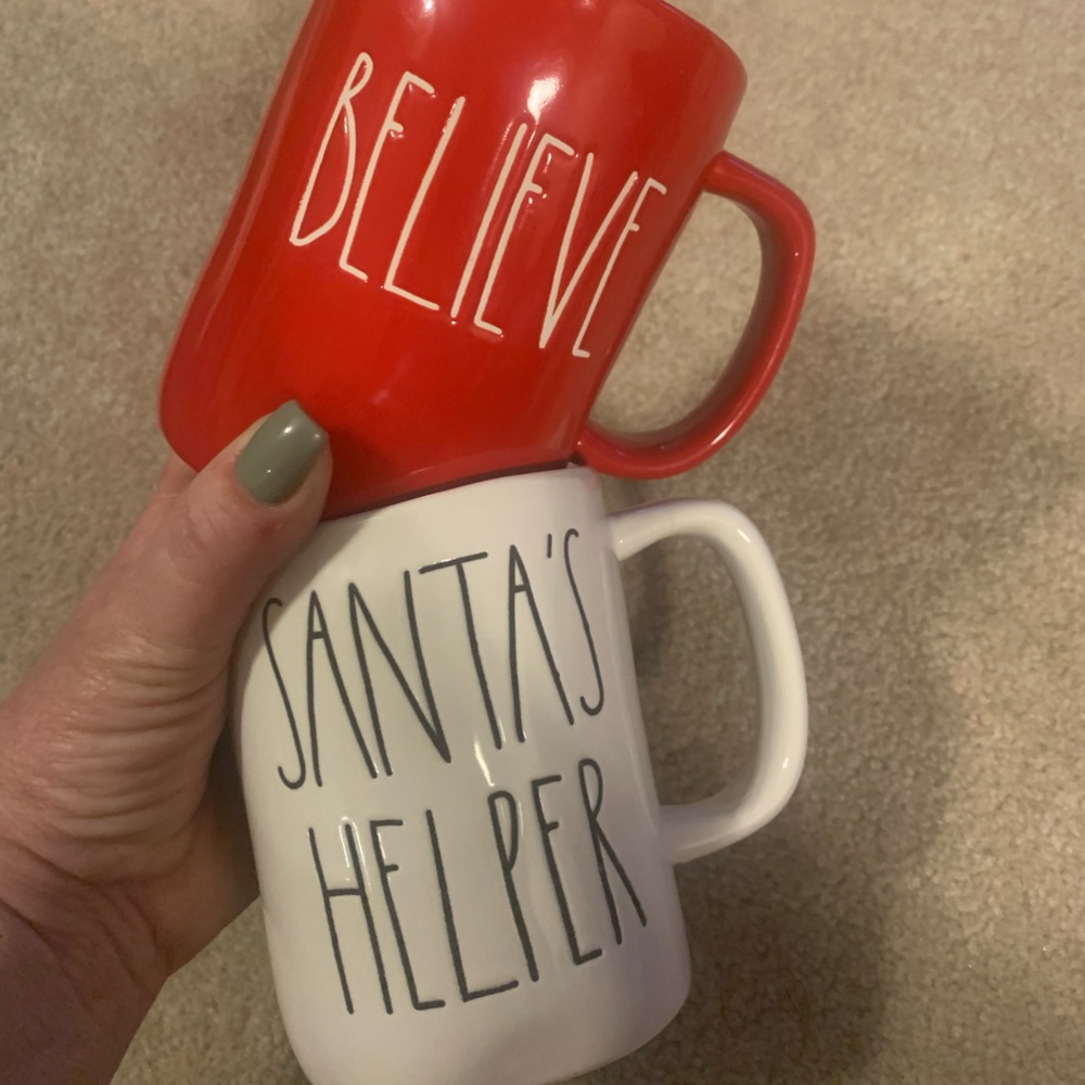 RAE Dunn Christmas mug lot